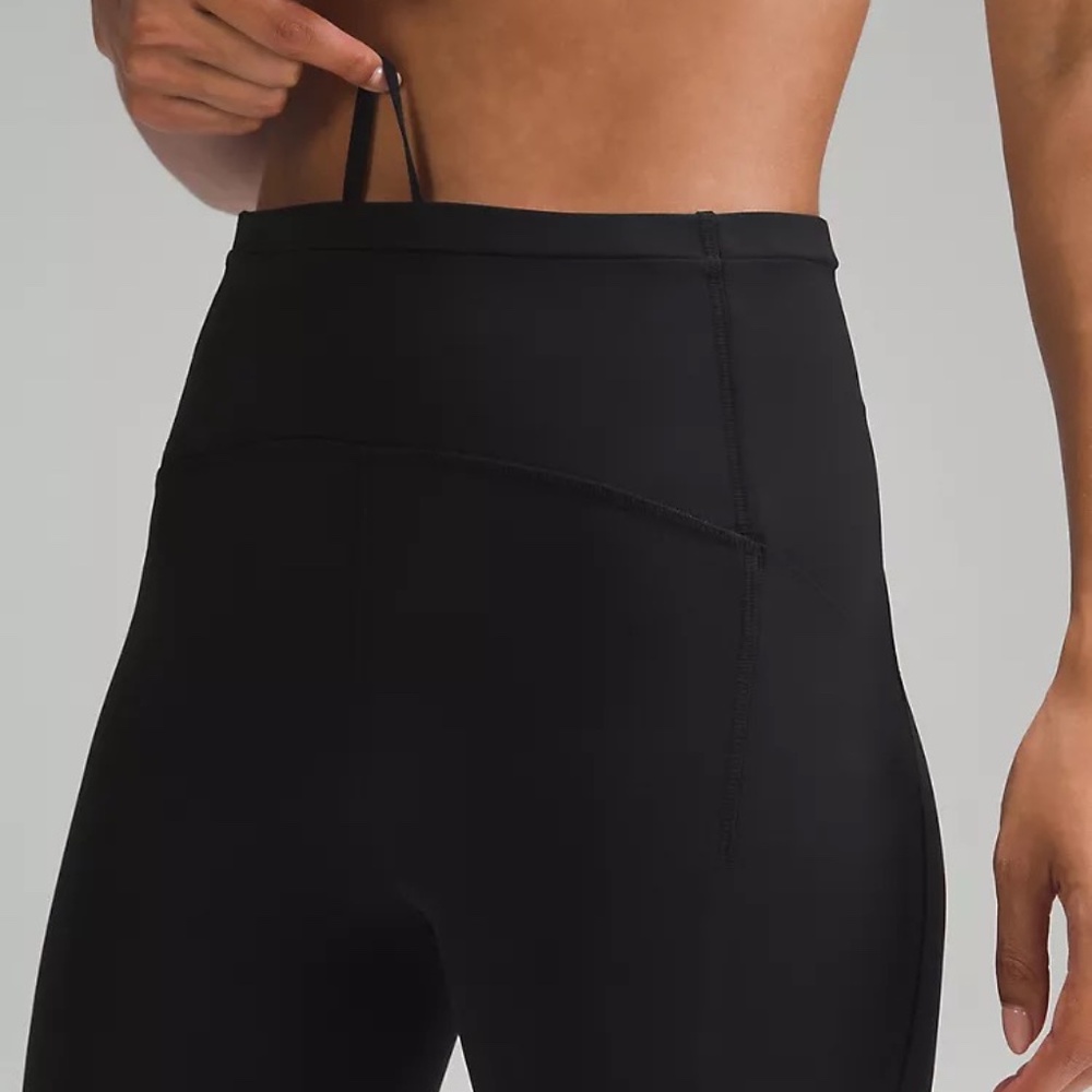 Lululemon Swift Speed High-Rise Crop 21” BLACK. Size 10 W6BLHS